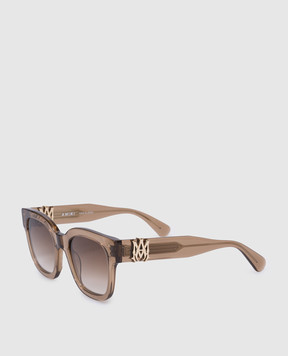 AMIRI Brown MA sunglasses with logo AMACSN1004