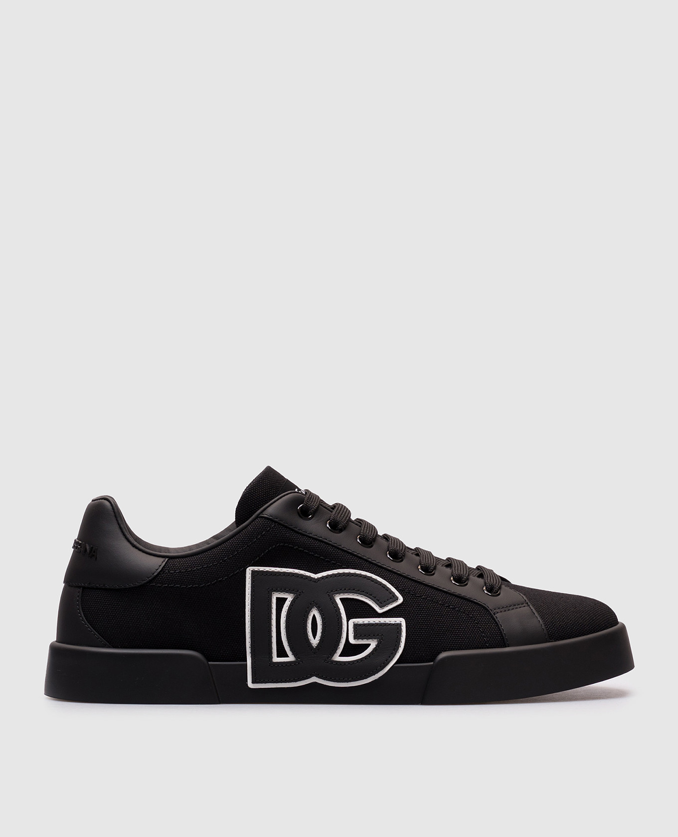 Black sneakers with monogram logo Dolce&Gabbana