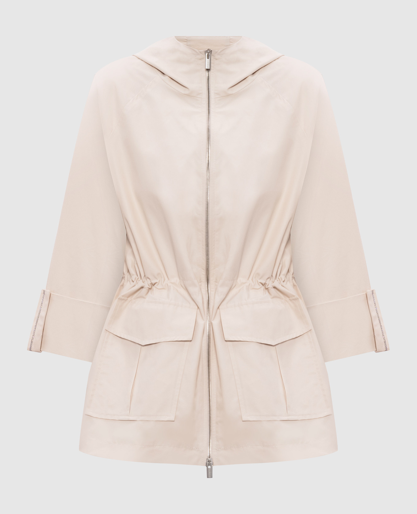 

Beige jacket with monil chain Peserico