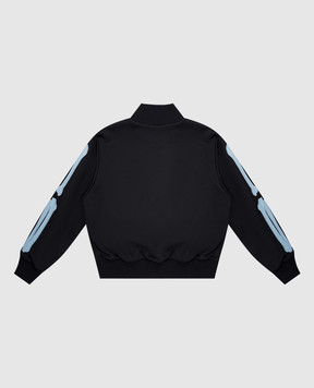 AMIRI Children's black sports jacket BONES AKOUTJ1003
