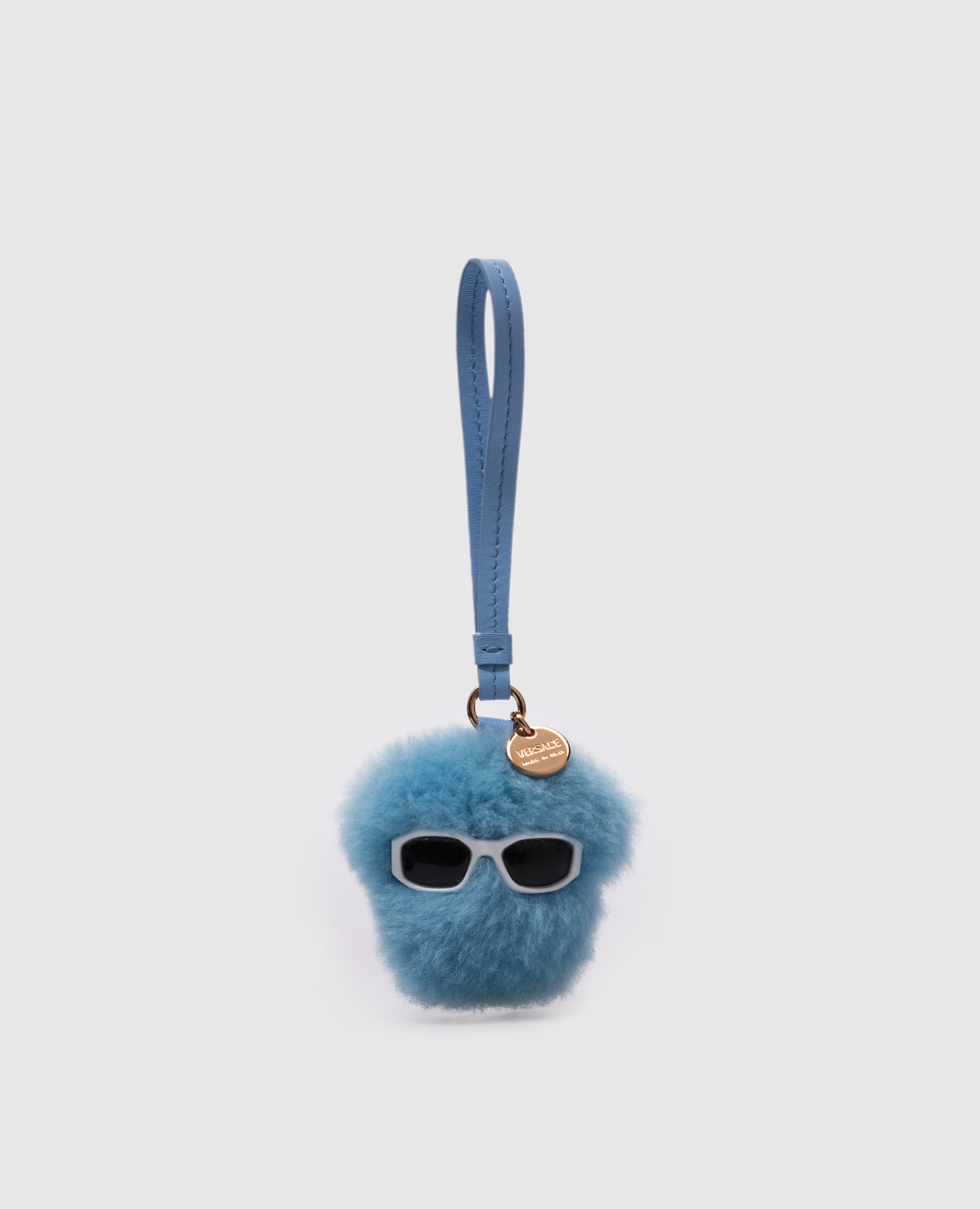 

Blue Medusa Shirling Keychain Versace, Light blue