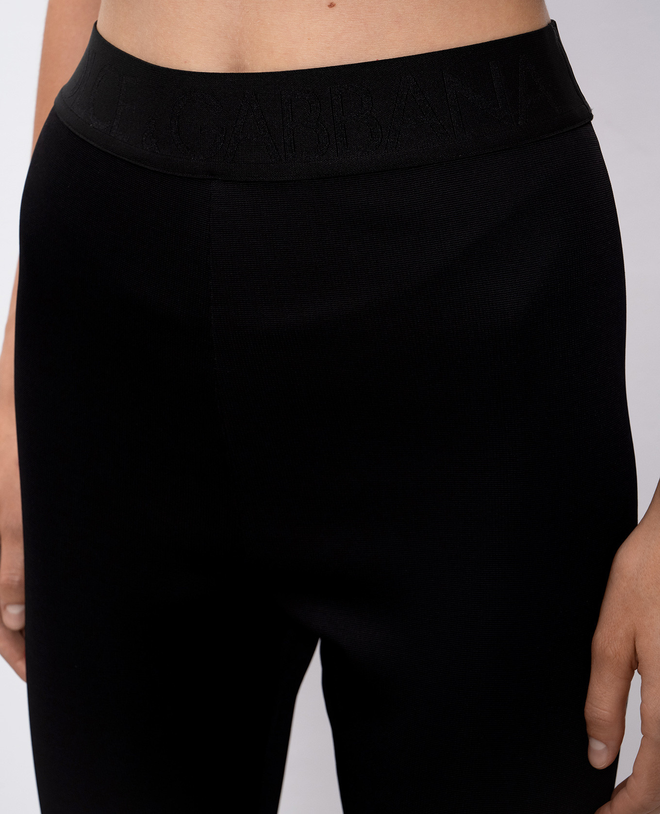Black leggings with logo Dolce&Gabbana 5