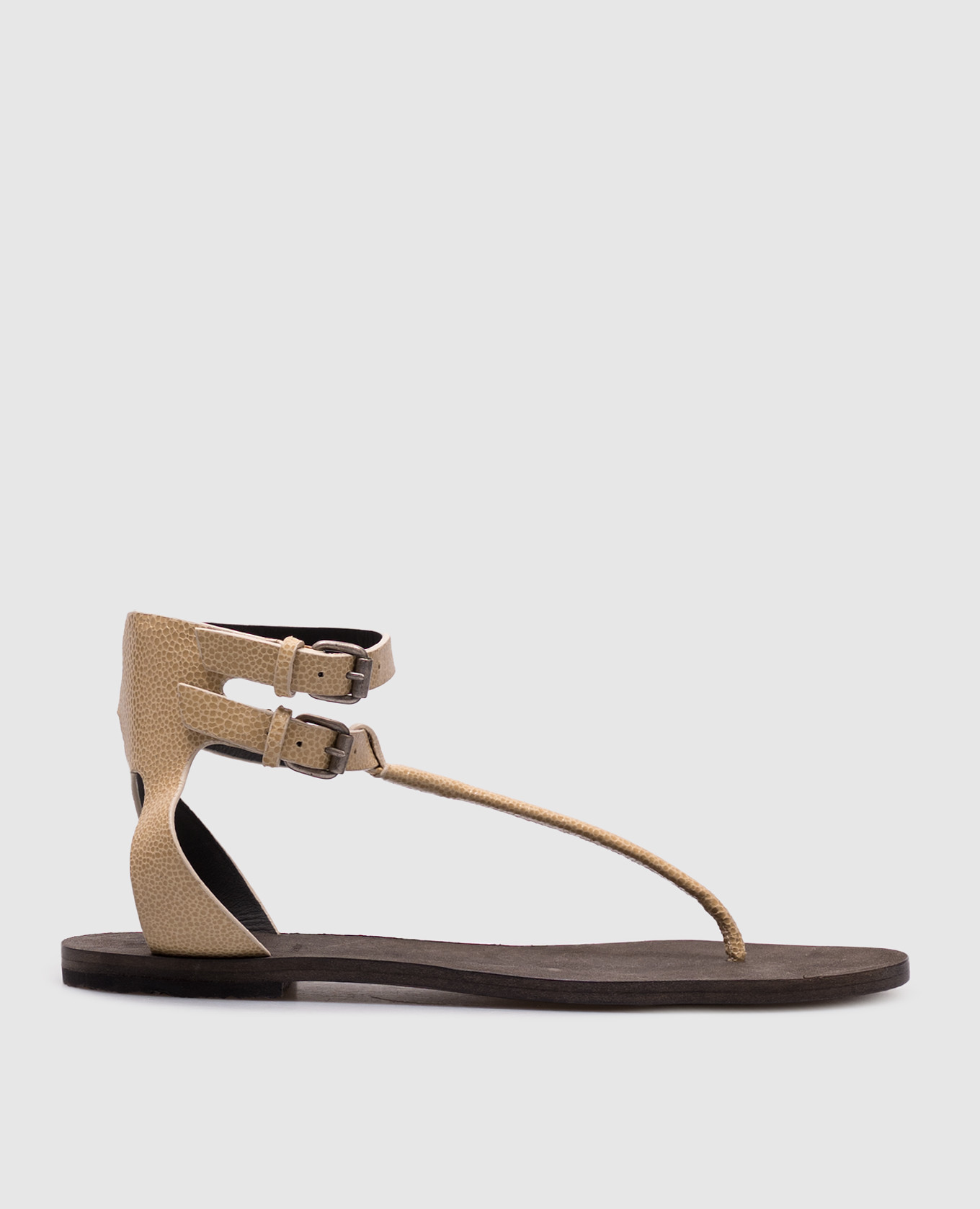 

Beige leather sandals Brunello Cucinelli