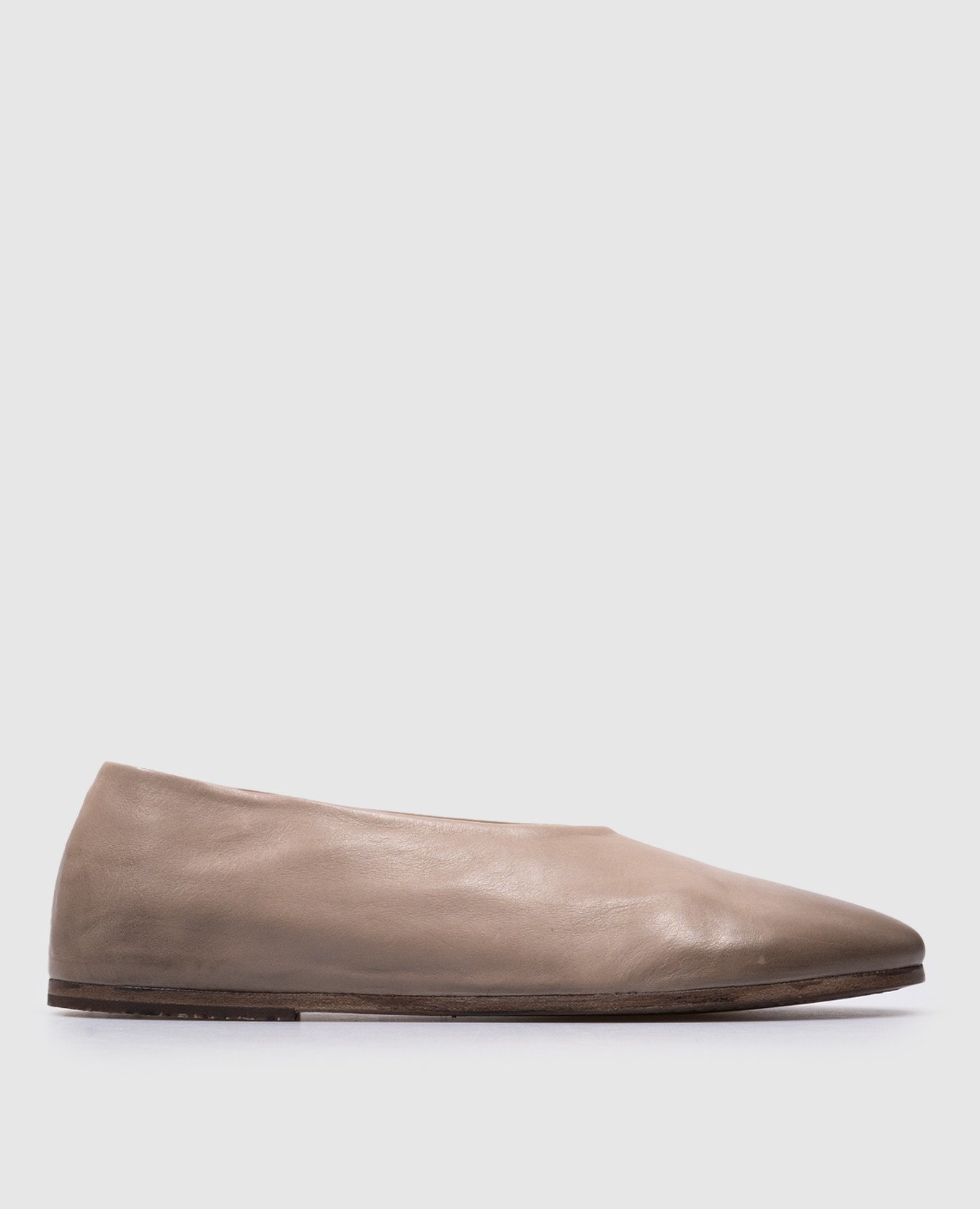 

Coltellaccio beige leather ballet flats Marsell