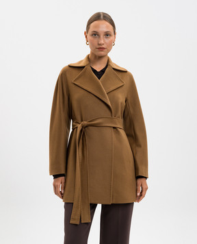 Heresis Brown wool coat M6280G400