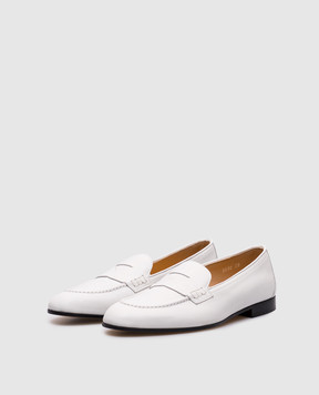 Doucal's White leather loafers DD8690MEGNUF214