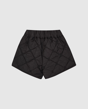 Givenchy Children's black shorts with 4G monogram embroidery H3040012+