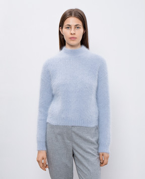 Peserico Blue sweater with angora S99640F0309205