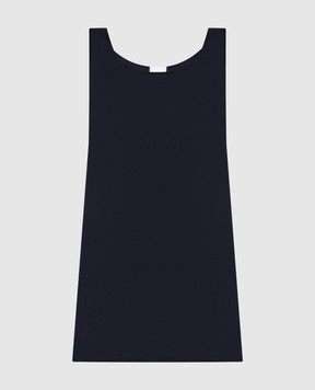 Allude Blue silk top 24284002