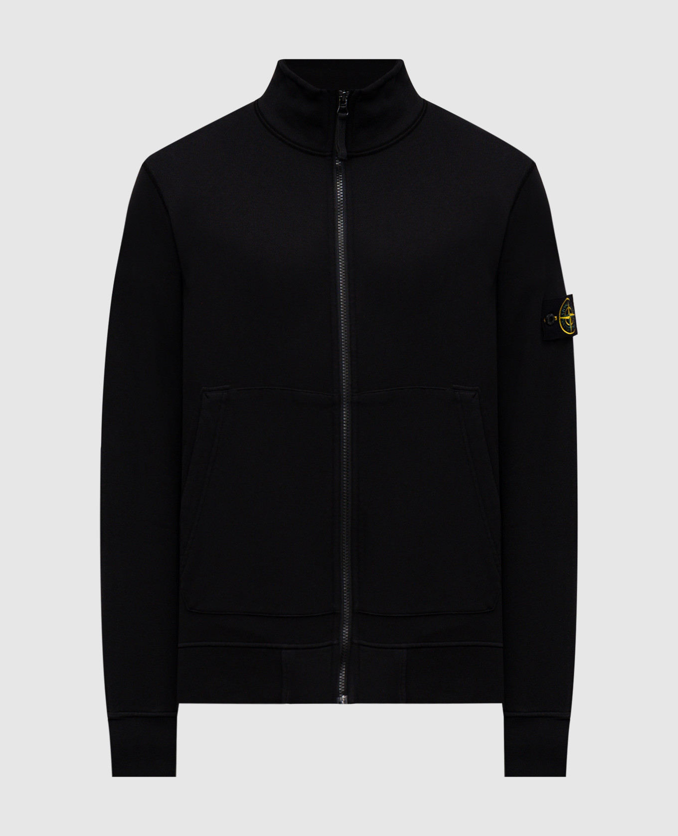

Black sports jacket with logo Stone Island