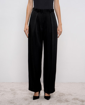 Victoria Beckham Black high-rise pants 1425WTR002857J