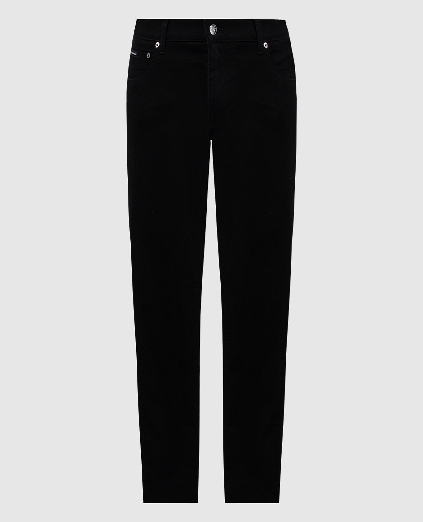 

Black jeans with logo patch Dolce&Gabbana