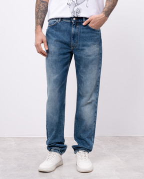 Givenchy Blue jeans with holes BM51HB5YB6