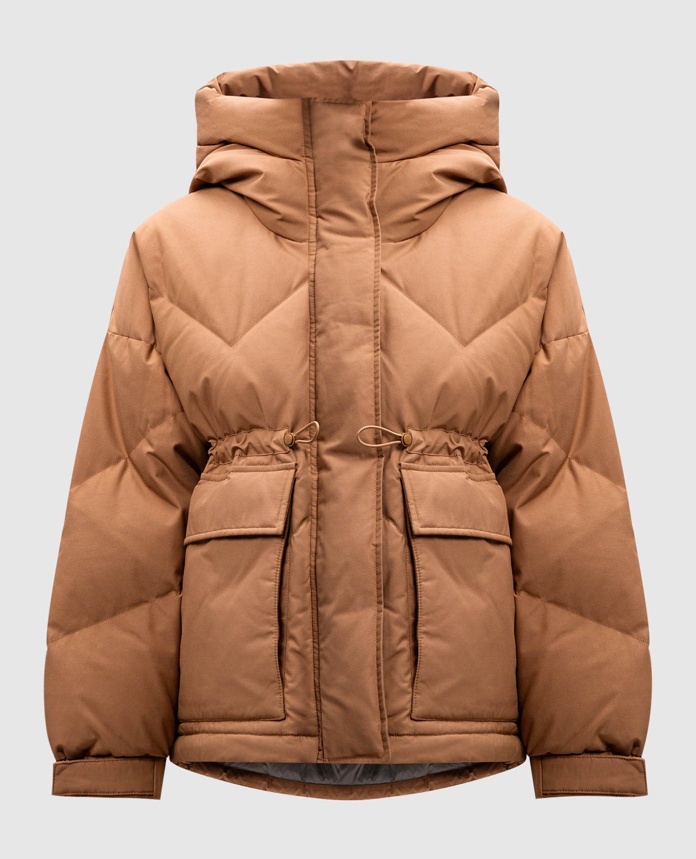 

Ionico beige down jacket Max & Co, Бежевый