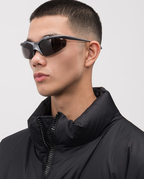 Balenciaga Grey Turbo D-frame sunglasses 847020T0007