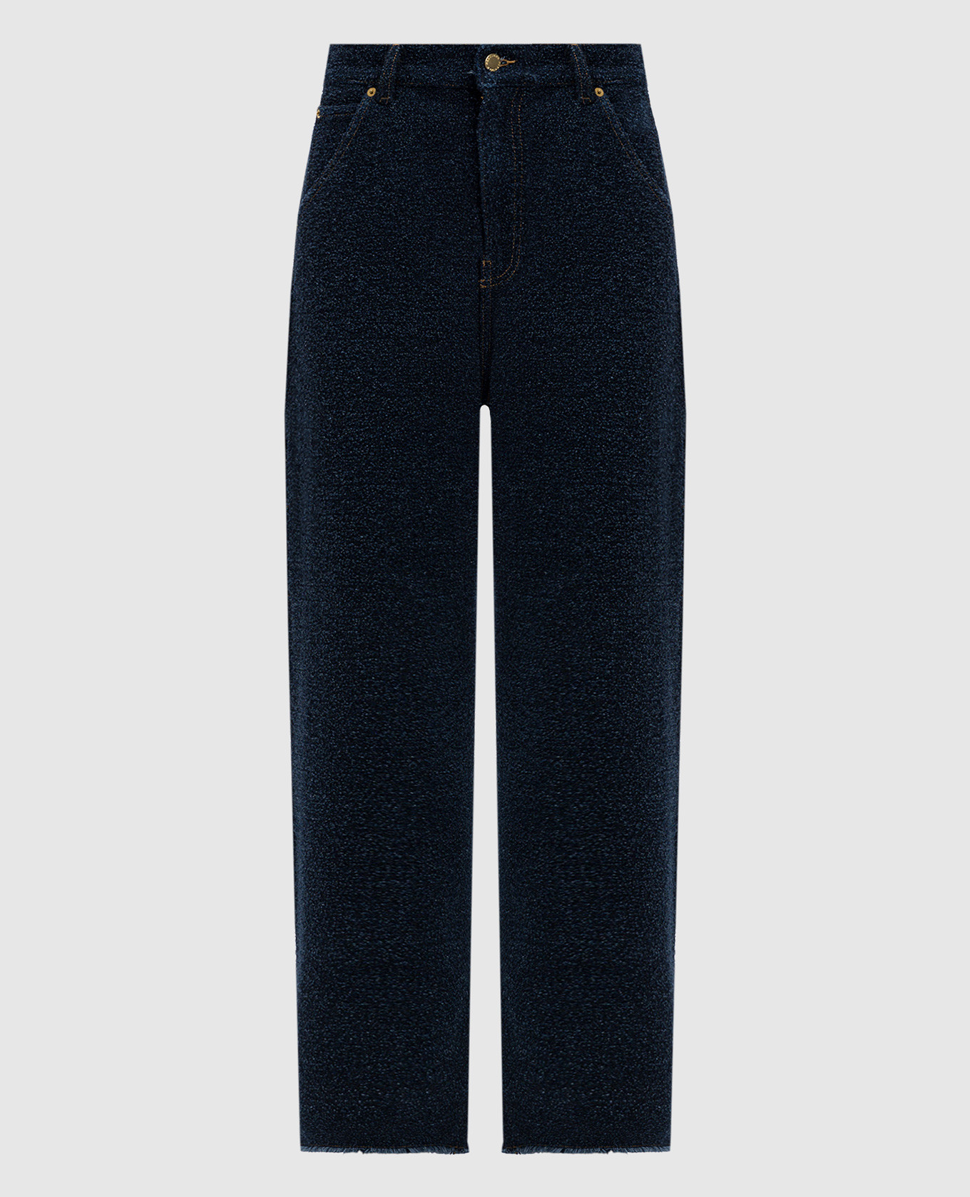 

Blue jeans with bouclé DARKPARK