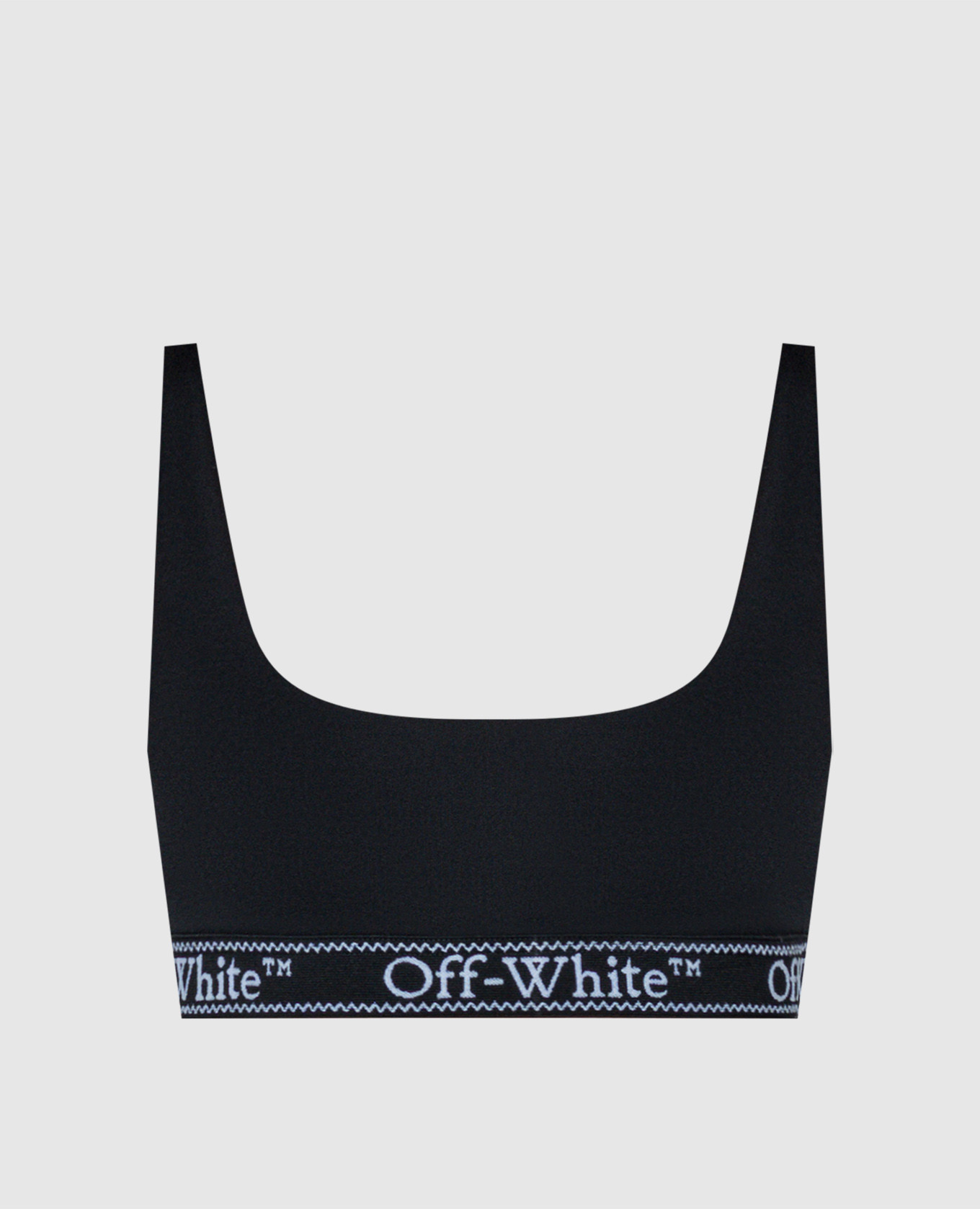 

Black top with logo pattern Off-White