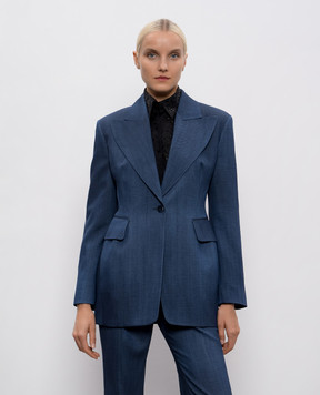 Ermanno Scervino Blue jacket D476I704SZE