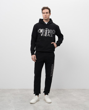 Versace Black Medusa On Chain Joggers 10190361A13526