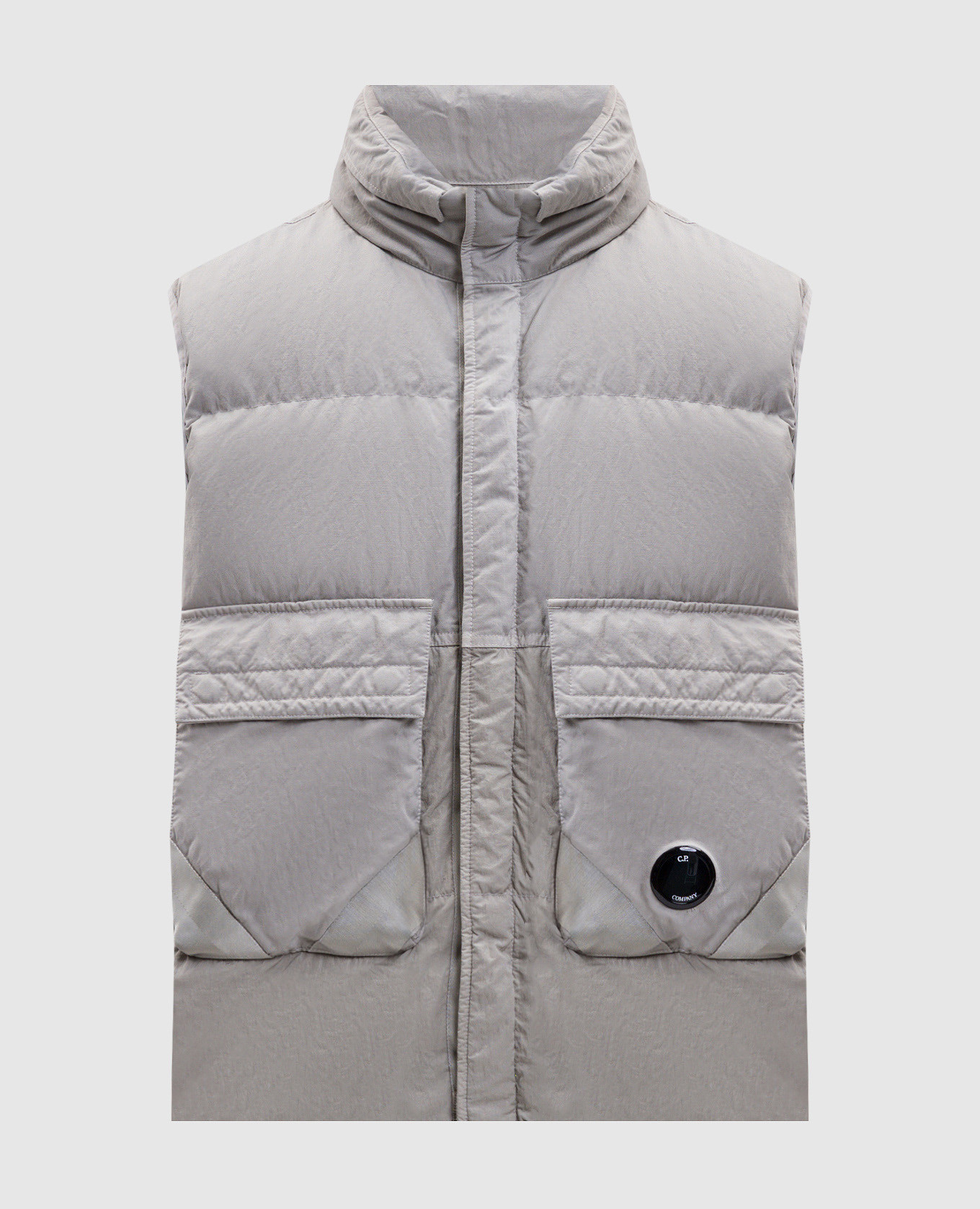 Down vest with logo C.P. Company