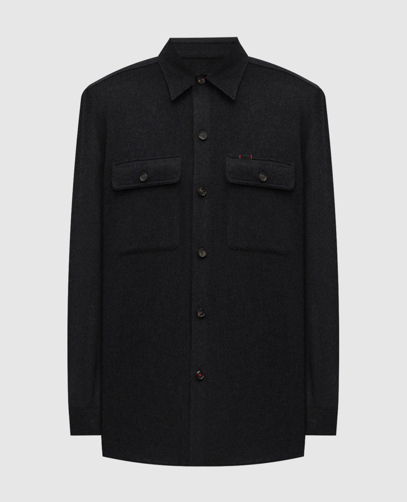 

Gray cashmere shirt ISAIA, Grey