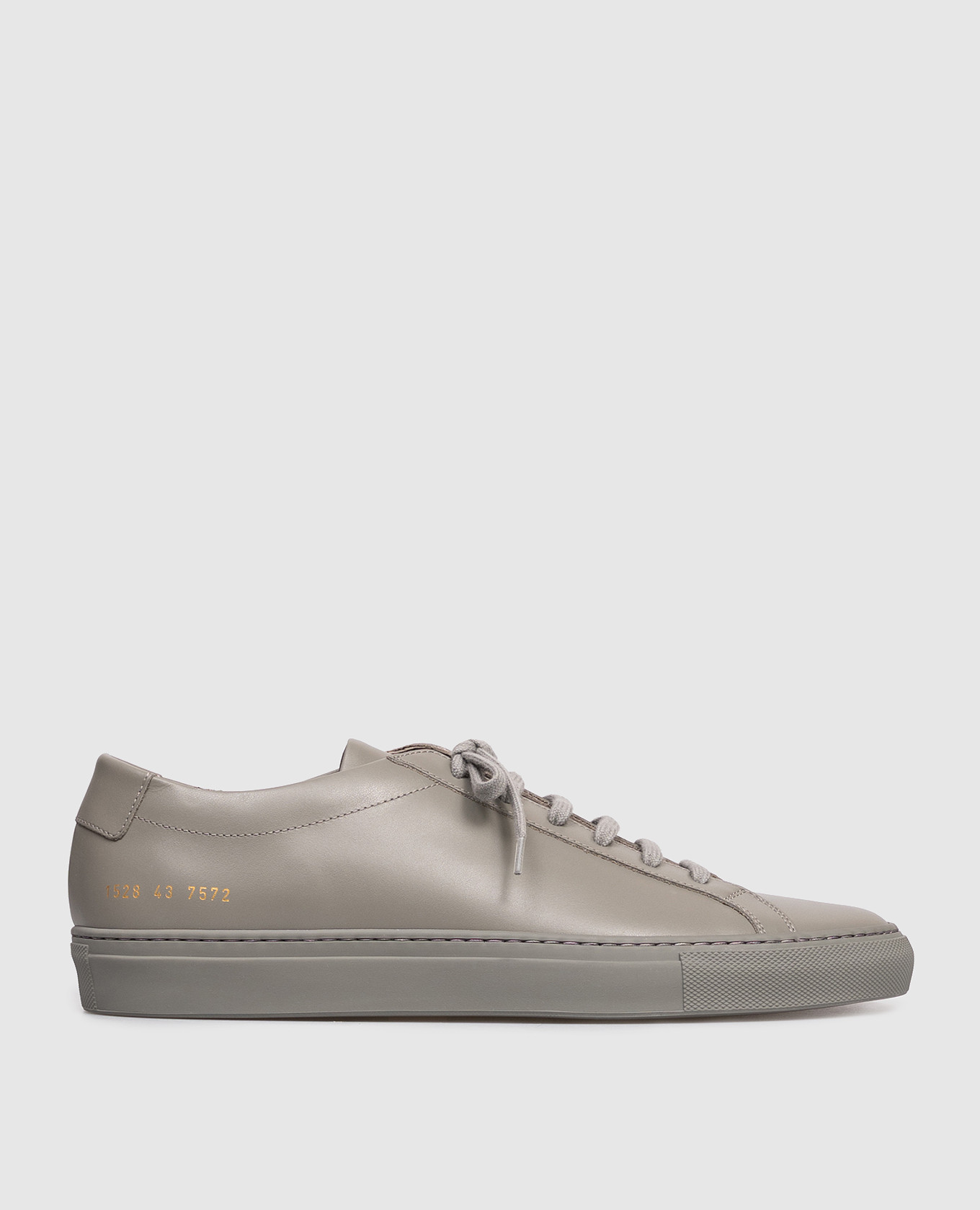 Grey leather Achilles sneakers Common Project