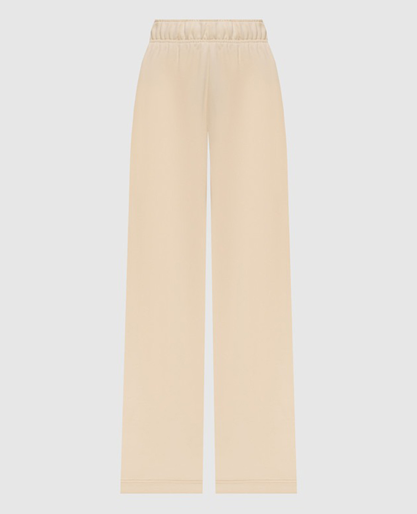 Pantalon de survêtement beige avec logo