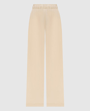Moncler Beige sweatpants with logo K10938H0001089A1K