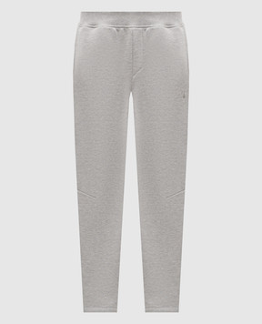 Trussardi Grey sweatpants with logo P8018500063NMP355F01