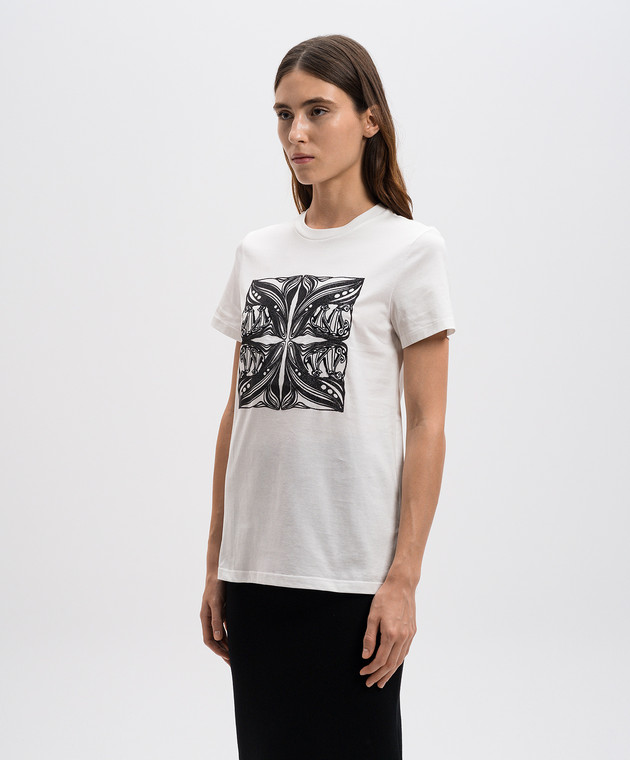 MAX MARA★W'S FARAD S/S T-SHIRT - FARAD 004 112087 Cotton satin shirt, black | 
