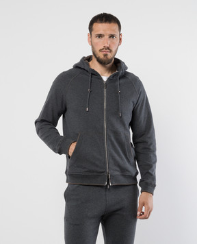 MooRER NORCIA FELPA gray sports jacket with cashmere NORCIAFELPACAD