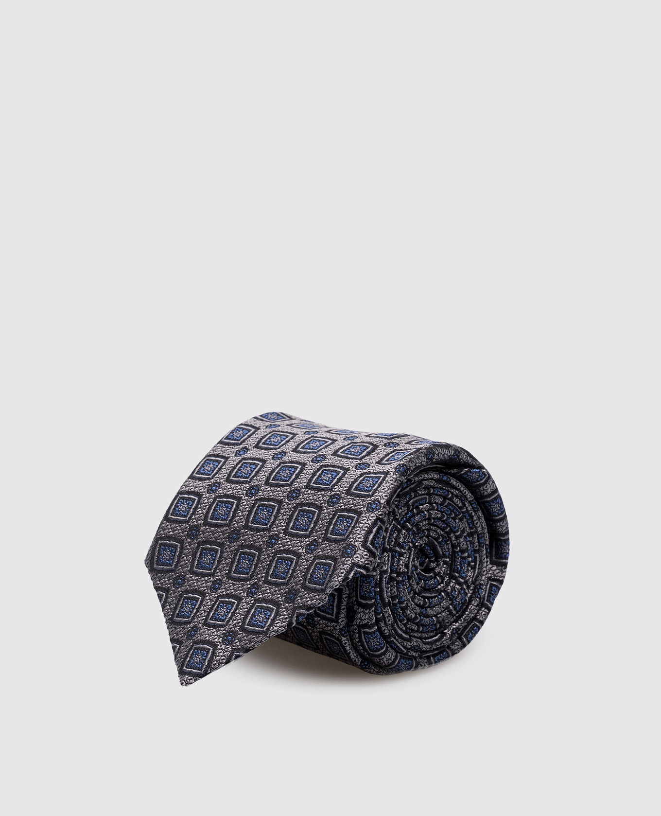 

Gray tie made of silk in a woven pattern Brunello Cucinelli, Grey