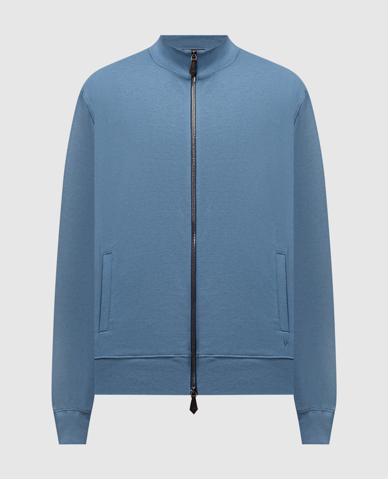 

Blue sports jacket with logo emblem ISAIA, Light blue