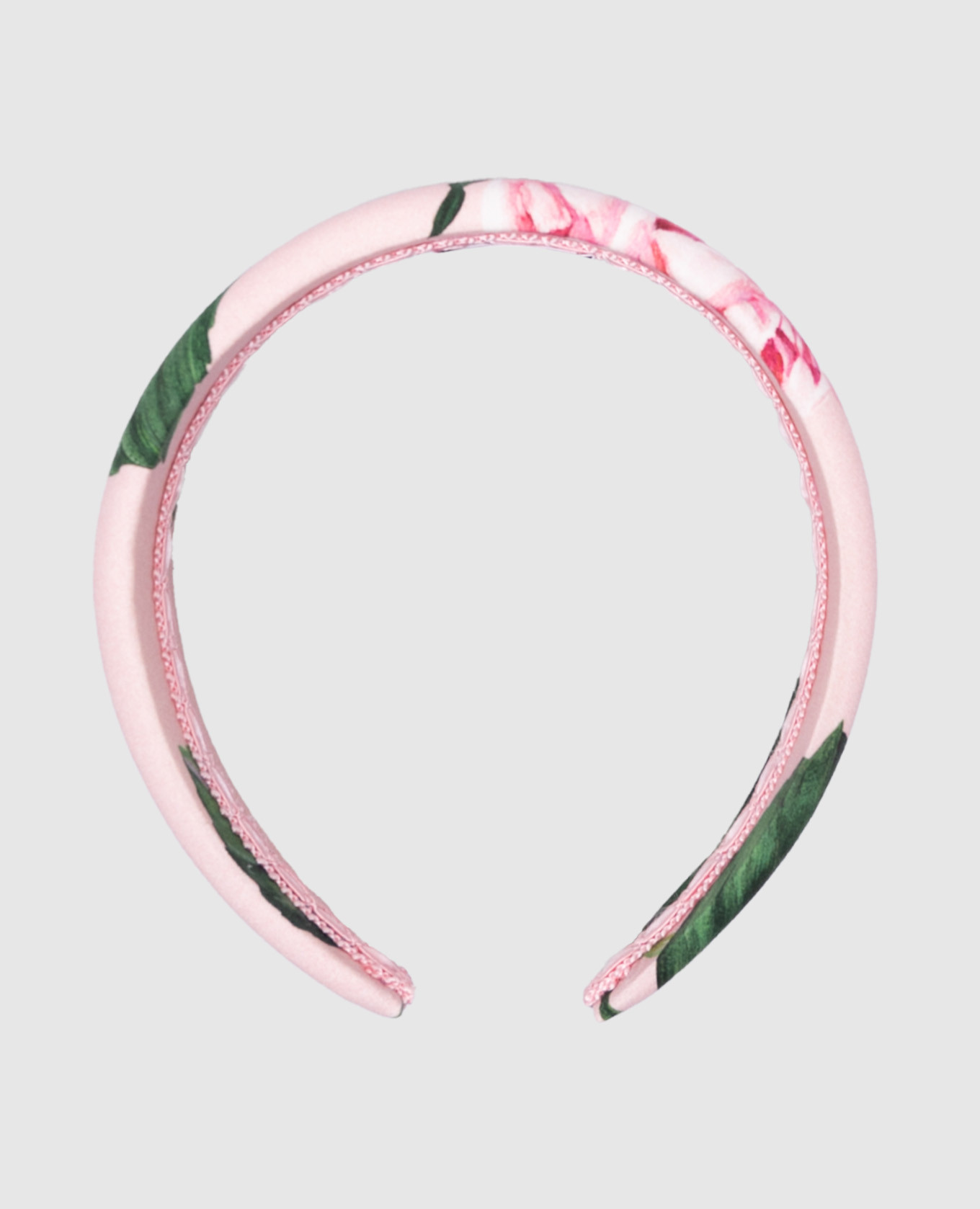 

Children's pink headband with rose print Dolce&Gabbana