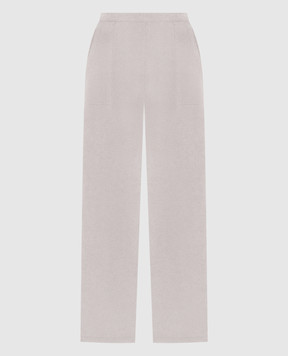 Simonetta Ravizza Kiky gray cashmere pants F05KN111T10JA