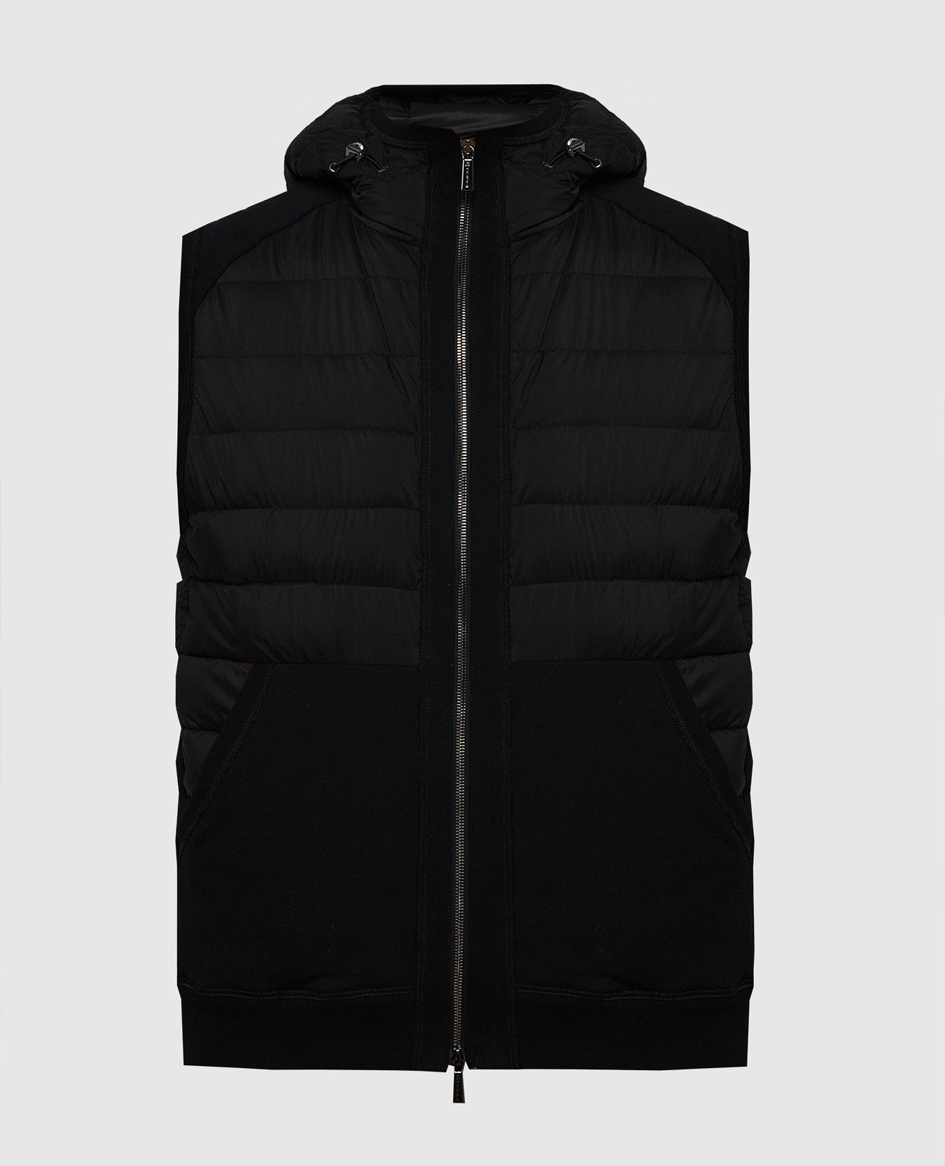 

ARDEN black puffer vest MooRER, Черный