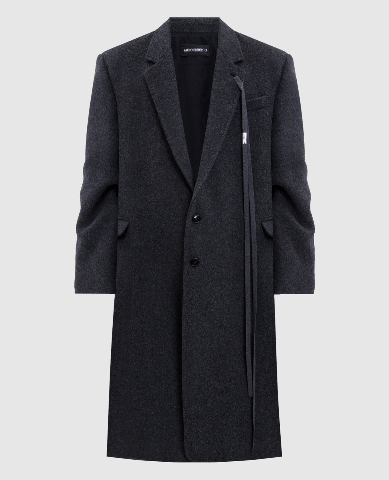 Viv gray coat with wool Ann Demeulemeester