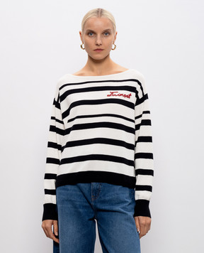Twinset White striped jumper 252TP3091