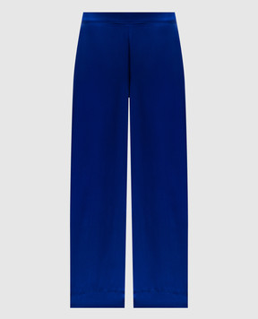 Asceno Blue silk pants B001F01C429
