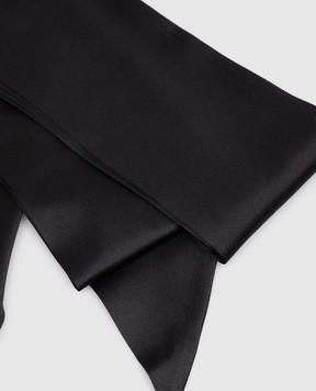 Ermanno Scervino Black silk scarf D472R701HKC