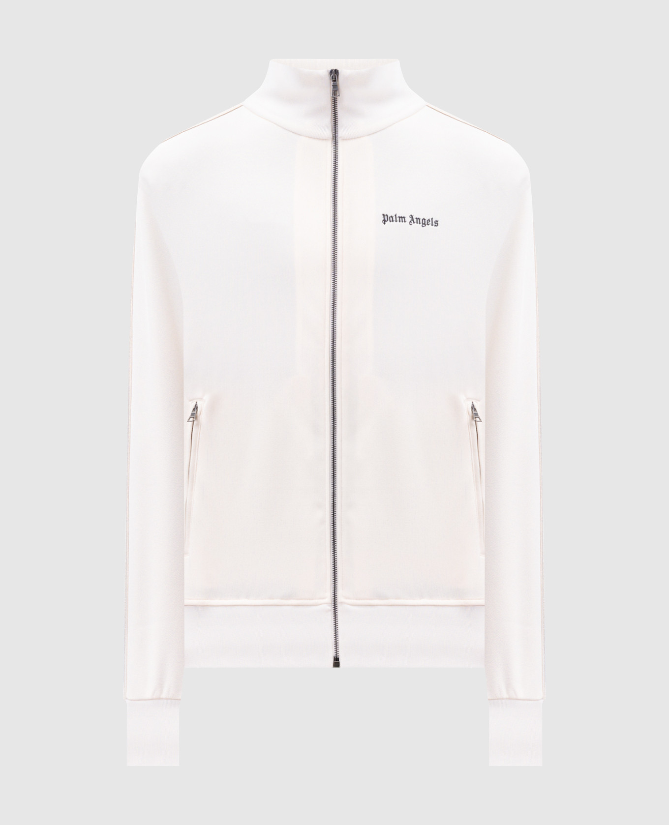 Beige sports jacket with logo