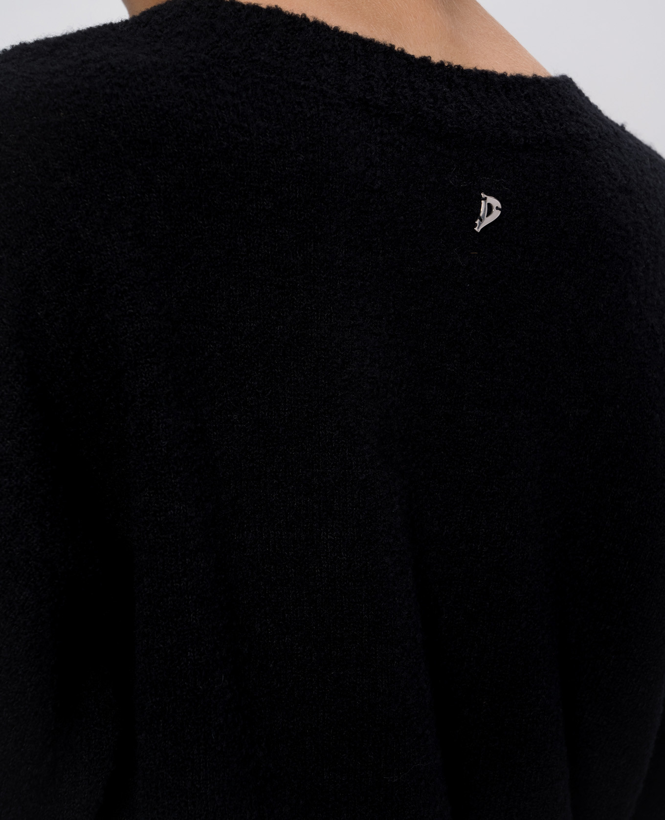 Black pullover with wool Dondup 5