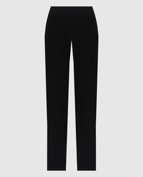 Ralph Lauren Black pants with silk 914ITT14