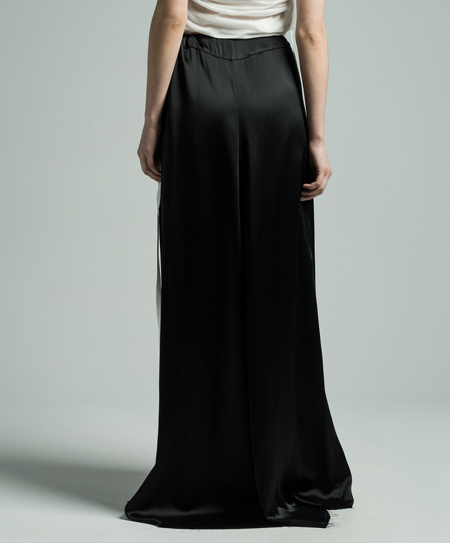 Ann Demeulemeester - Black Sita maxi skirt with metallic Ann Demeulemeester - Black Sita maxi skirt with metallic