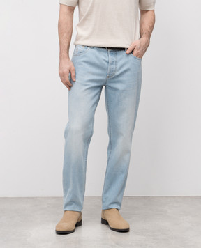 Brunello Cucinelli Blue jeans with logo M283PD3210