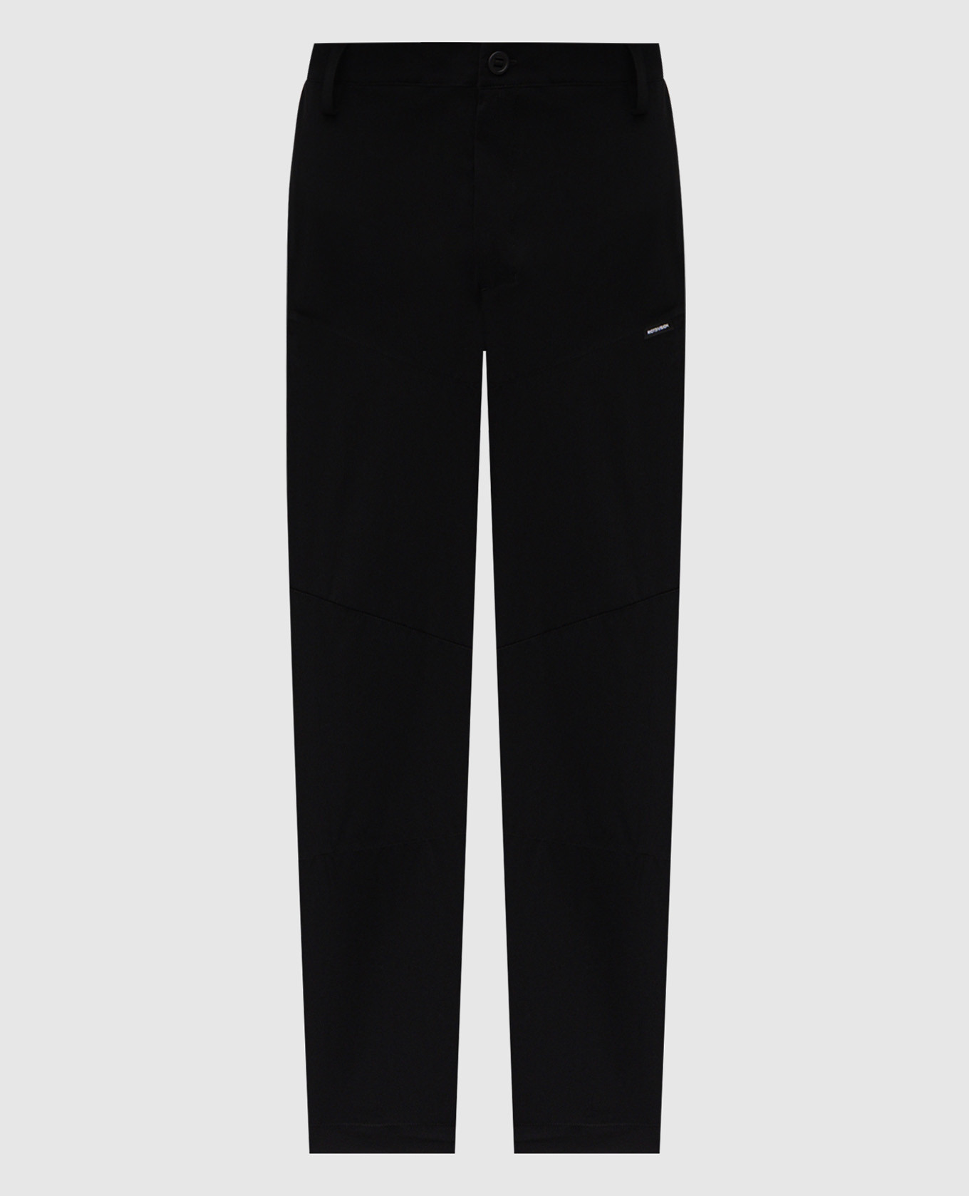 

RD-Civil black pants with logo patch Riotdivision