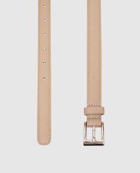 Babe Pay Pls Beige leather belt 0C001