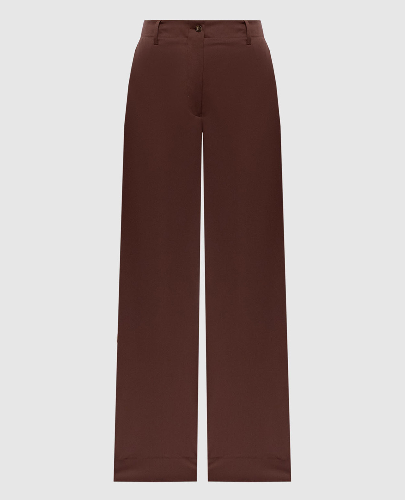 

Brown CANNES wool trousers Enrico Mandelli