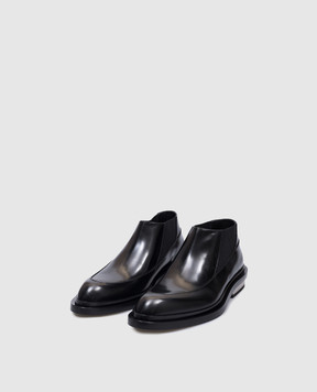 Jil Sander Black leather low chelsea boots J15WR0020P7032