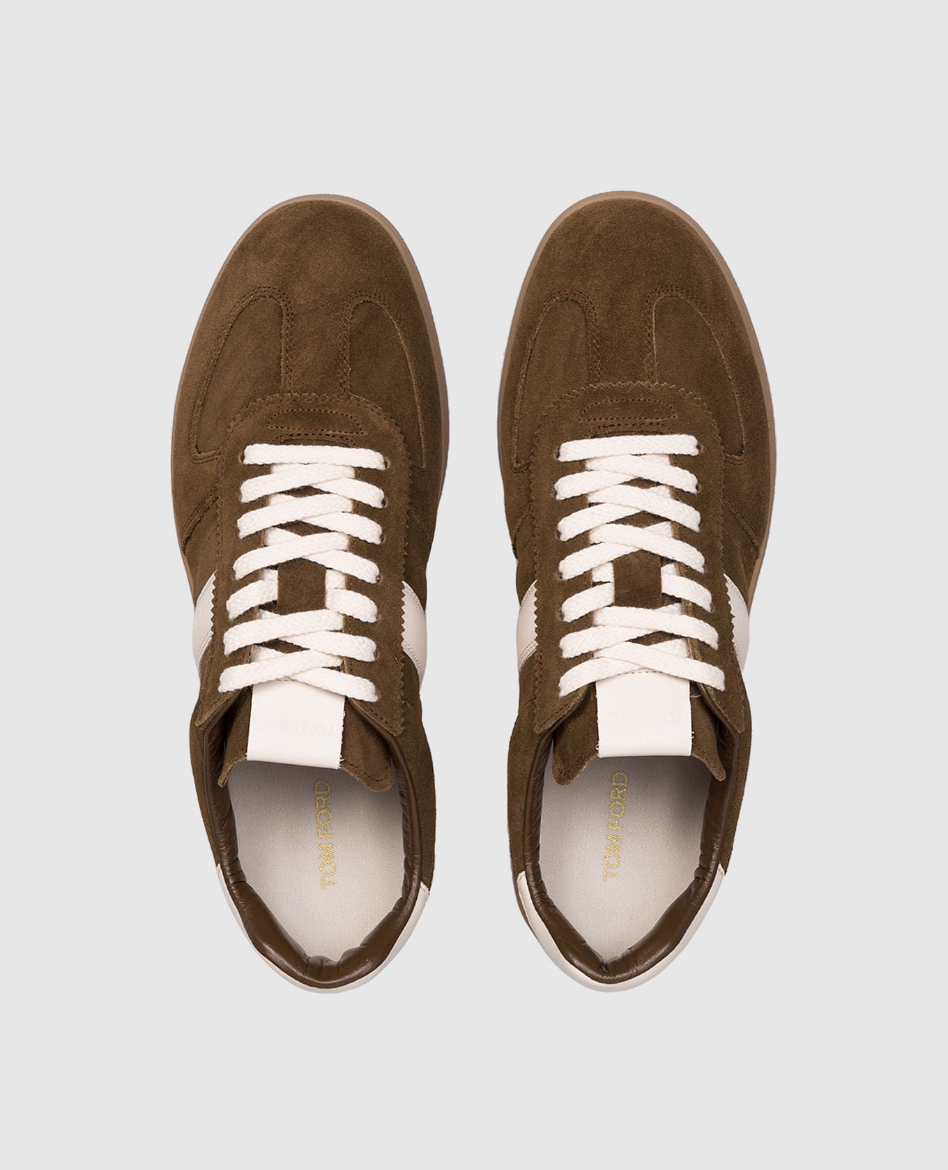 

Brown suede Archer sneakers Tom Ford